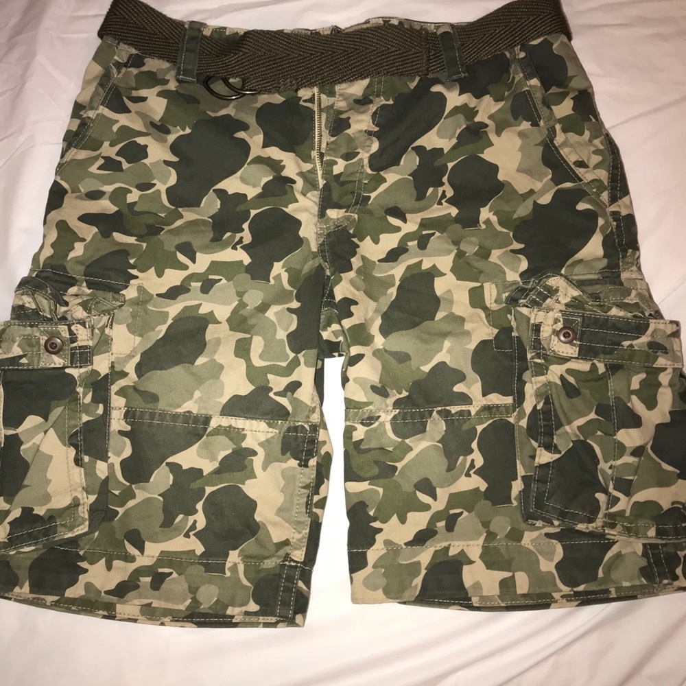 Camo Cargo Shorts